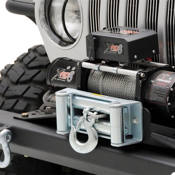 Smittybilt Winch Plate (Black) 2802