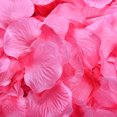 thumbnail image 2 of Qarigey 100 piezas de tela de pétalos de flores de rosa reutilizables artificiales decoración romántica flores falsas para compromiso púrpura rojo Type3 NO3 Qarigey HA1337-05, 2 of 4