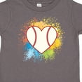thumbnail image 4 of Inktastic Baseball Sports Heart Girls Toddler T-Shirt, 4 of 5