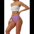 thumbnail image 1 of Braguitas de Algodón para Mujer, Talla Grande, con Medias Caderas, Cintura Alta, Color Liso, con Abertura Alta. XXL, 1 of 9
