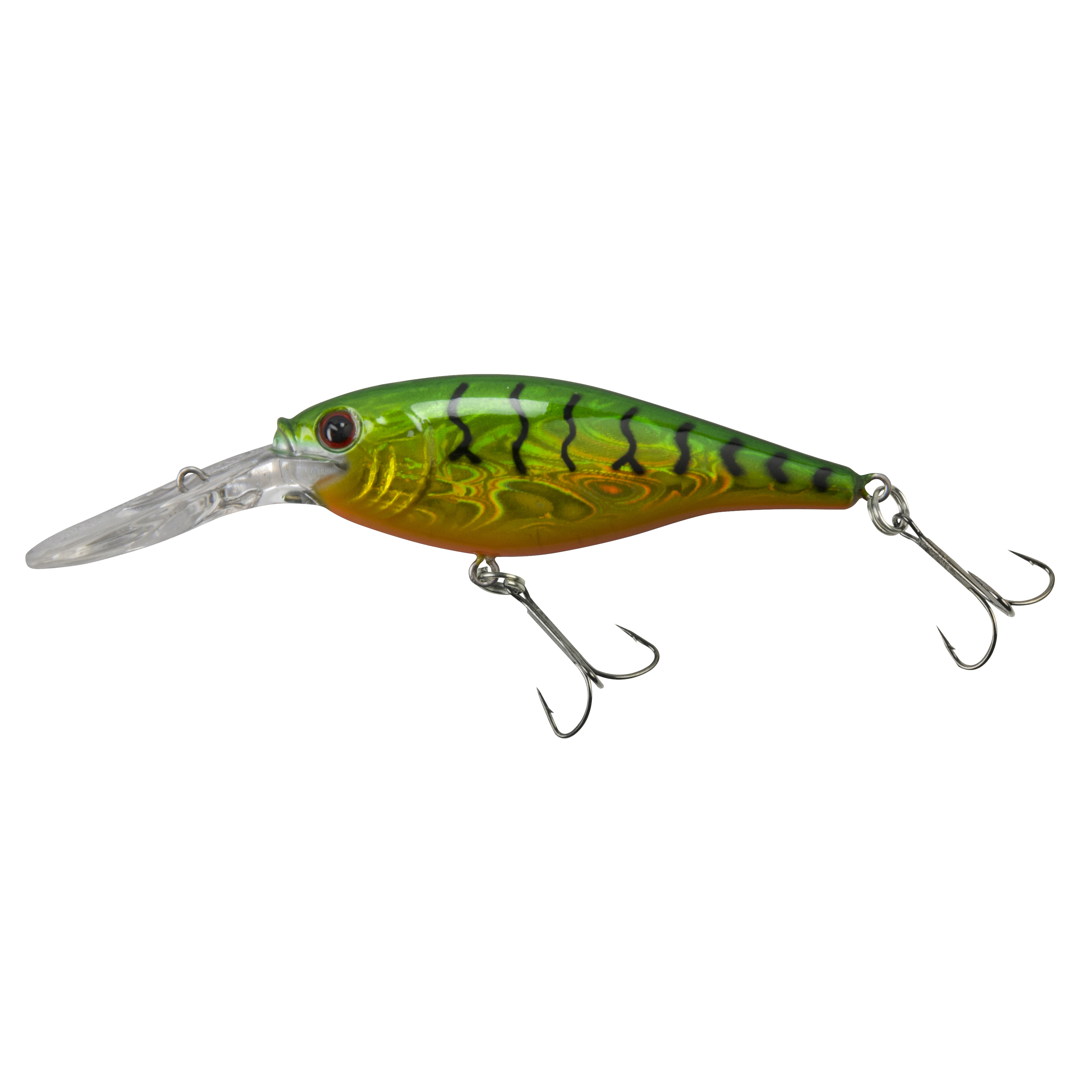 Berkley Flicker Shad Fishing Lure, Slick Firetiger, 1/8 oz