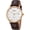 Gold, variant on Automatic Watches for Men, Minimalist Mens Dress Watch with Date, Leather Strap, Self Winding Mechanical 50M Waterproof Casual Business Men's Wristwatch, Gifts for Him