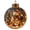B, variant on Clear Glass Christmas Ornament Ball with Teddy Bear, Mini Christmas Tree Scene Inside, Gold Crown Hanging Tree Decoration, 3.2x3.2 Inch, 1 Count