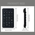 USB Numeric Keypad, Portable Mini Wired Numpad, 23 Keys Accounting ...