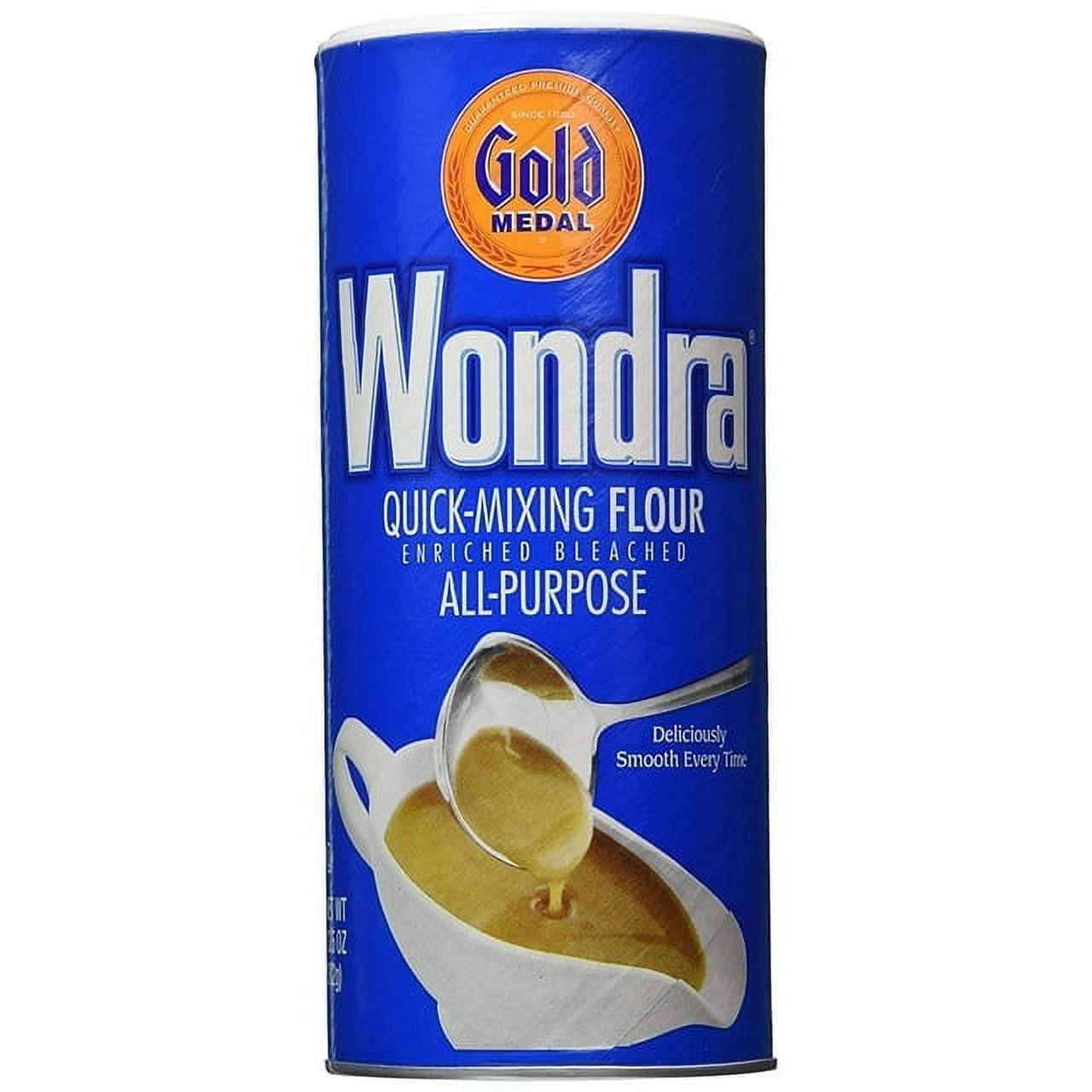 Gold Medal Wondra Quick-Mixing All-Purpose Flour, 13.5 oz, Pack of