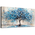 thumbnail image 1 of Pintura decorativa de marco para dormitorio interior, obra abstracta en forma de árbol como decoración mural, cuadro decorativo para oficina, pintura decorativa para el hogar, 1 of 5