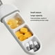 thumbnail image 4 of Pastillero extraíble, organizador de pastillas, pequeño, con 3 compartimentos, para viajes diarios, suplementos y cajas de embalaje., 4 of 6