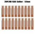 thumbnail image 1 of 20 Pcs Embout de Buse de Gaz MB-15AK M6*25mm pour Torche de Soudage, 1 of 4
