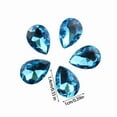 thumbnail image 5 of 12 Pcs Teardrop Rhinestones Glues on Rhinestones 10x14mm Glass Rhinestones, 5 of 20