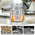 thumbnail image 6 of Yayeee Ashtray with Lid for Cigarette Smokeless Stainless Steel Home Ash Holder, Leopards Leaves, 6 of 7