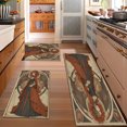 thumbnail image 2 of Kitchen Rugs Sets of 3 Non Slip Washable Kitchen Mats for Floor, Waterproof Kitchen Runner Rug, Floor Mat Carpet for Entryway, Laundry, Sink, Hallway, Bathroom, 2 of 12