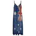 thumbnail image 5 of Flag of Australia grungy retro textured version Sleeveless Dress luxury evening dresses for women, 5 of 6