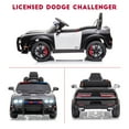 thumbnail image 5 of EastVita Kids Electric Car Licensed Dodge Challenger Ride On Car 12V Electric Vehicles Battery Powered with Remote Control, LED Lights, Bluetooth, MP3 Black, 5 of 7