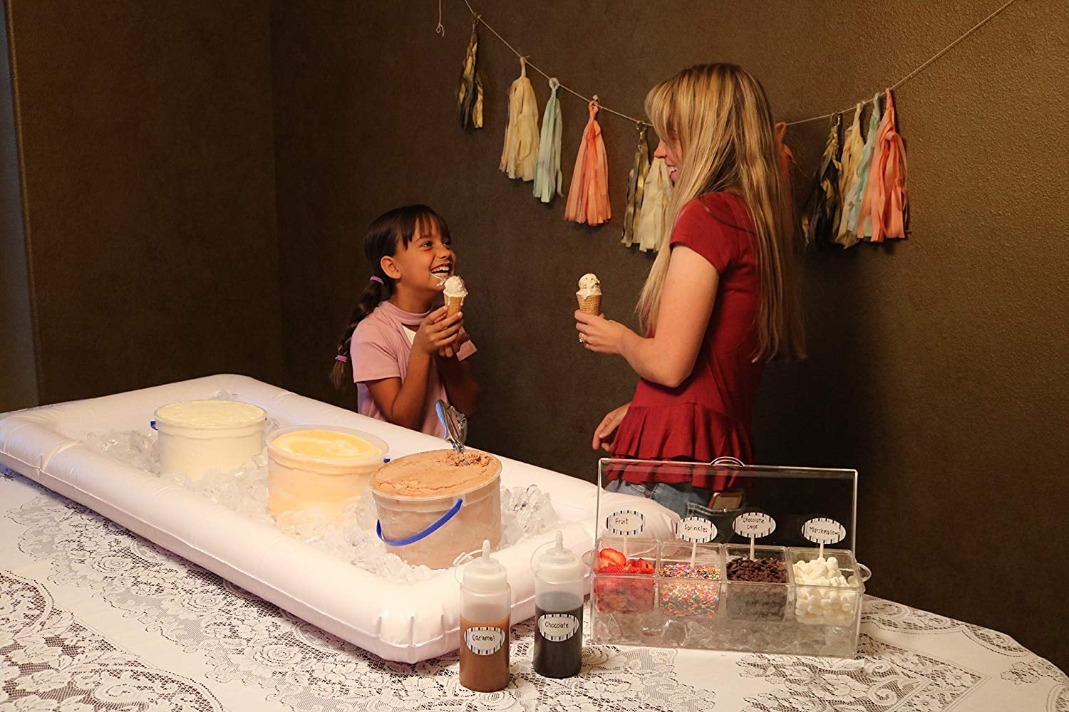 inflatable cold food server