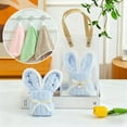 thumbnail image 3 of Soft Coral Fleece Towel with Rabbit Design for Quick Drying in Home Environ, 3 of 8