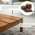 thumbnail image 5 of Uxcell Furniture Pads, 24Pcs Square Self Adhesive Felt Furniture Pads, Floor Protectors for Furniture Feet Chairs Legs 2.5" Brown, 5 of 6