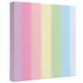 thumbnail image 2 of Ships Next Day Canvas Wall Art 12"x12",Rainbow Stripes Wood Framed Canvas Print Painting,Modern Colorful Cream Striped Aesthetics Ready to Hang Small Picture Wall Decor for Kitchen Dining Room Office, 2 of 9