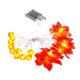 thumbnail image 1 of Cadena De Lámpara De Decoración 20 Led 3M / 117.9 Pulgadas Calabaza Y Hojas De Arce Cadena De Lámpara De Ambiente Alimentado Por Batería Luz Cálida Suave Impermeable Para Festival Fiesta Halloween Guardurnaity HA013040-00, 1 of 7