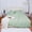Green, variant on PiccoCasa Washed Cotton Duvet Cover Set of 3 with 2 Pillowcases, Queen Tan