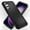 Black, variant on Dteck for Samsung Galaxy A06 Case, Heavy Duty Rugged Shockproof Protective Phone Cover for Samsung Galaxy A06, Purple+Black
