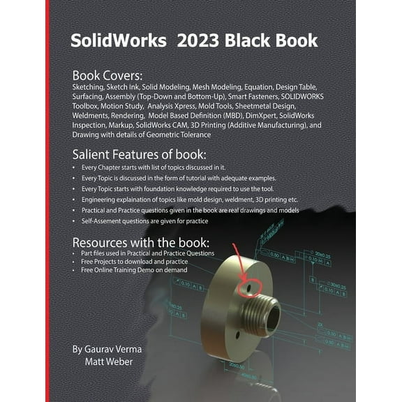 SolidWorks 2023 Black Book, (Paperback)