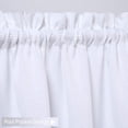 thumbnail image 2 of EastVita Kitchen Curtains And Valances Set 3 Pcs 30 Inch Length Waffle Weave Textured Cafe Cutains Tier And Valance Waterproof Bathroom Curtains Window Treatment 30*30"*2Pcs + 60*15", 2 of 7