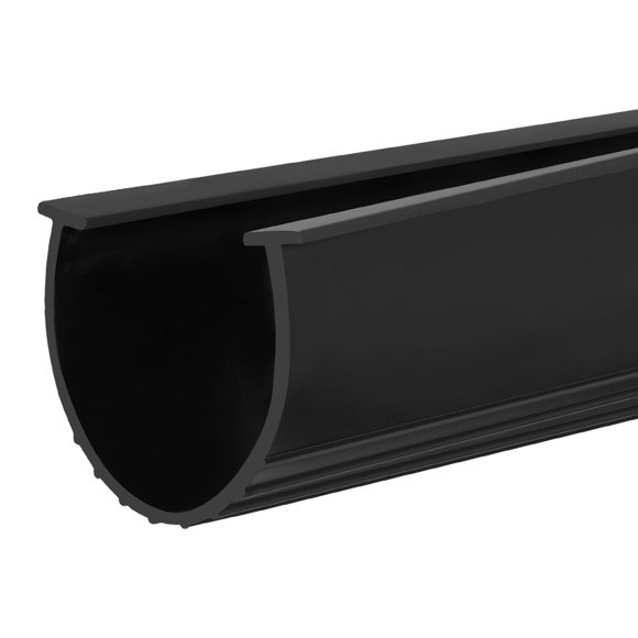 Uxcell Black Garage Door Seal Bottom Weather Seal U-Shape Rubber Stripping 20 Feet