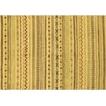 thumbnail image 1 of Ahgly Company Indoor Rectangle Abstract Brown Modern Area Rugs, 6' x 9', 1 of 4