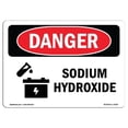 thumbnail image 1 of SignMission OS-DS-A-1218-L-2041 Panneau de Danger OSHA 12 x 18 Po - Sodium Hydroxyde, 1 of 1