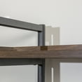 thumbnail image 6 of Woven Paths Urban Pipe Rustic Industrial Bookshelf, Dark Walnut, 6 of 15