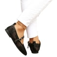 thumbnail image 5 of CHWshoes Women's Floral Lace Ballet Flats Mesh Sheer Square Toe Elegant Flat Shoes Black Size 40, 5 of 7