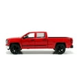 thumbnail image 4 of Jada Toys Just Trucks 1:24 Diecast W12 2014 Chevy Silverado Stock Edition, Glossy Red, 4 of 5