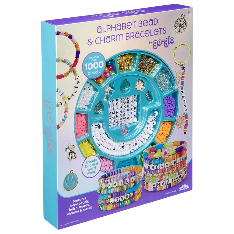Go Glo Alphabet Bead & Charm Bracelet Kit, 1000+ Pieces photo 3