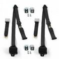 thumbnail image 1 of Kit de Ceinture de Sécurité Baquet Rétractable Noir 3 Points pour Jeep Cherokee 1974-1983 - 2 Ceintures, 1 of 1