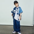 thumbnail image 3 of Traje de baile de hip hop para niños, hip hop, hip hop, jazz, pasarela callejera frita para niños, 3 of 5