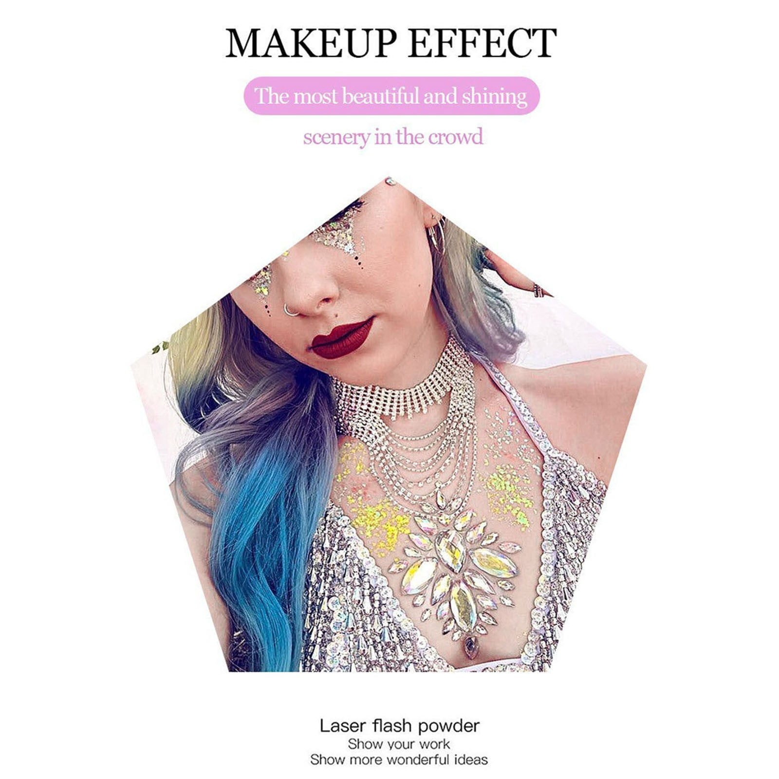 Hydro Liner Light Party Clothes for Women Special Effects Glow in The Dark Face Painting Special Effects Makeup Day of The Makeup Stencils Scar Makeup Face for Makeup Makeup
