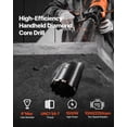 thumbnail image 2 of KFFKFF Handheld Concrete Core Drill Rig, 8-Inch Diameter, 1800W Power, 2 of 9