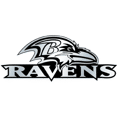thumbnail image 2 of Baltimore Ravens Auto Emblem - Silver, 2 of 2