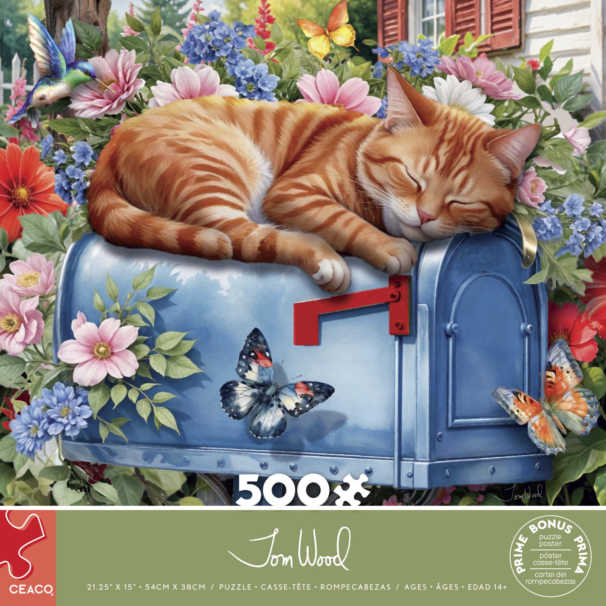 Cat Nap (Tom Wood), 500PC, 500+PC ANIMALS