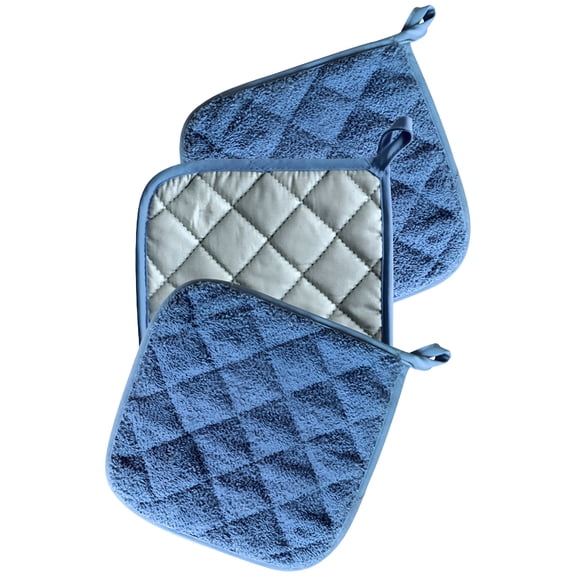 ACDANC Kitchen Accessories Dinner Plate Mat Pure Cotton Pot Holders Cotton Made Machine Washable Heat Pot Holder Everyday Kitchen Hot Pads for Cooking and Baking Kitchen Supplies