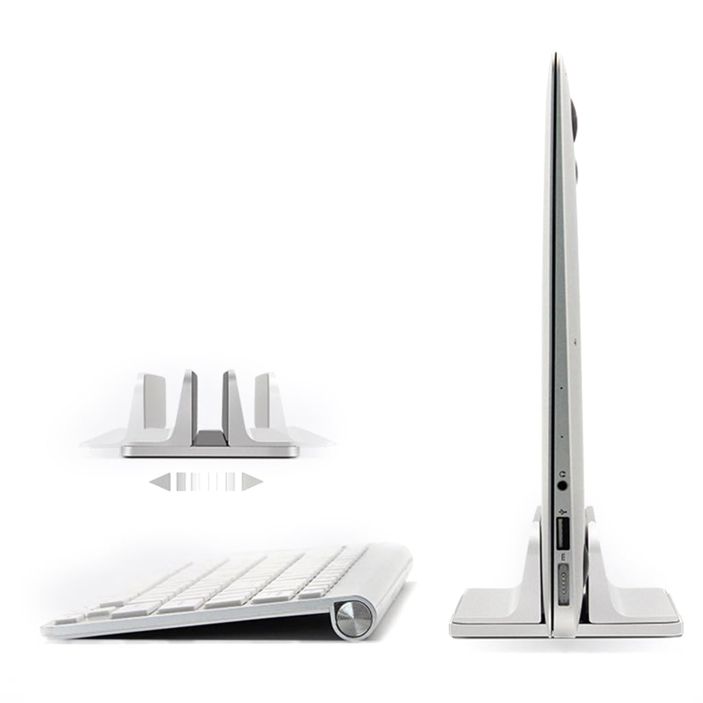 Space Saving Vertical Desk Stand Holder Foldable Desktop Notebook Dock DIY for Laptop Tablet Smartphone up to 35mm