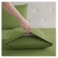 thumbnail image 5 of Bed Sheets, Premier 1800 Series 4 Piece Bed Sheet Set, Deep Pocket, Wrinkle, Fade, Stain Resistant, Luxury Soft Bedding Sheets & Pillowcases, California King, Calla Green, 5 of 9