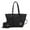 Charcoal, variant on Alexandra Vegan Leather Women's Tote Handbag & Wallet 2-Piece Set by Mia K. - Seafoam
