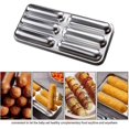thumbnail image 2 of Molde de Sachinage de acero inoxidable, molde para hornear perros calientes, bandeja para hornear pan, utensilios para hornear carne para pan francés, panecillos, panecillos kaili Sencillez, 2 of 5