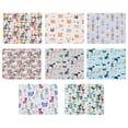 thumbnail image 4 of MasteelfCA 8Pcs 1Set Printing Cloths Versatile Patchwork Cloths for Home (Random Color), 4 of 6