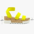 thumbnail image 4 of Dream Pairs Women's Open Toe Ankle Strap Casual Platform Espadrilles Wedge Sandals, 4 of 7