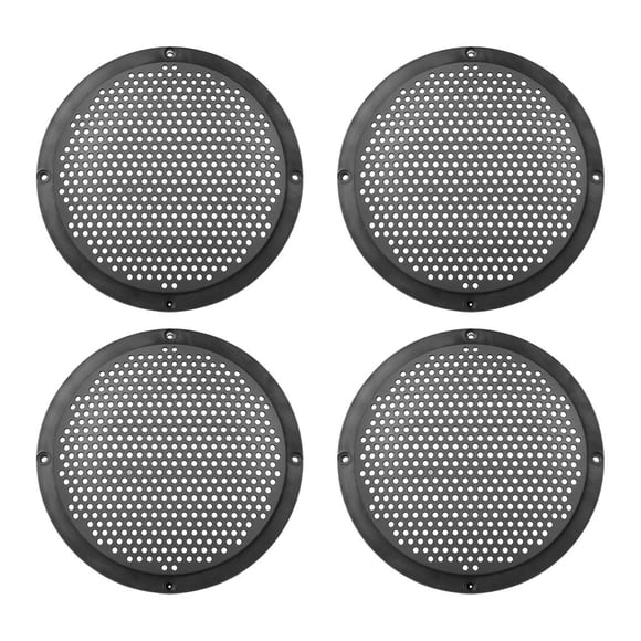 Altavoz Grill X AUTOHAUX de 6,49 pulgadas de plástico negro para coches, 4 unidades