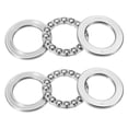 thumbnail image 1 of 51210 Thrust Ball Bearings 50x78x22mm, 2 Pcs Single Row Roller for System Silver, 1 of 7