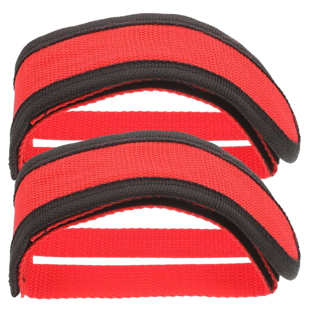Miangastore 2 Pcs Sangles de Pédale de Vélo Sportives Sangles de Pédale en Nylon Réglables pour Gym
