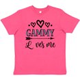 thumbnail image 3 of Inktastic Gammy Loves Me Grandchild Youth T-Shirt, 3 of 5